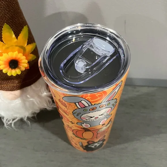 Halloween Themed Orange Tumbler - Picture 3 of 5